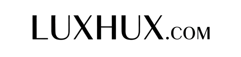 Checkered pattern with 'LUXHUX.com' text overlay
